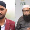 Harbhajan Singh and Inzamam-ul-Haq