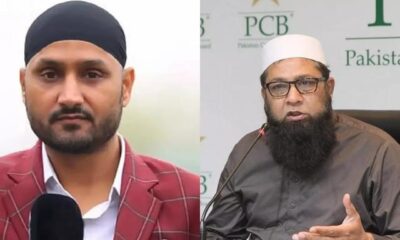 Harbhajan Singh and Inzamam-ul-Haq