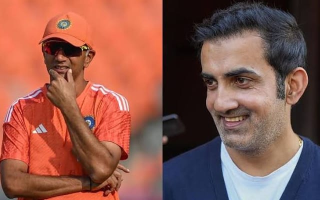 Gautam Gambhir and Rahul Dravid