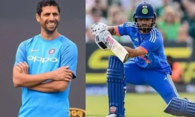 Ashish Nehra and Rinku Singh (Source - Twitter)