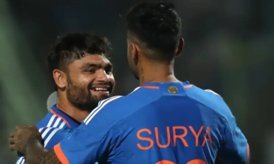 Suryakumar Yadav praises Rinku Singh