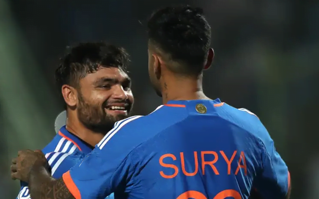 Suryakumar Yadav praises Rinku Singh