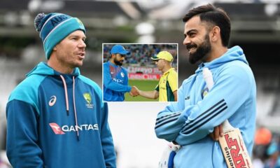 David Warner and Virat Kohli