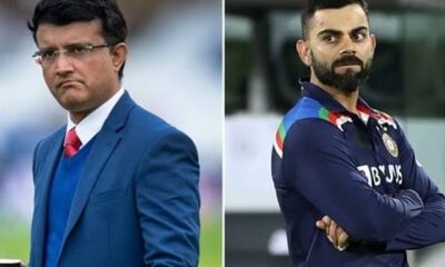 Sourav Ganguly and Virat Kohli