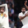 Ravichandran Ashwin and Nathan Lyon