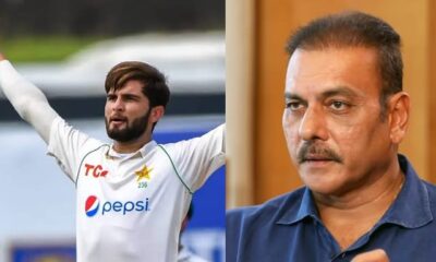 Ravi Shastri and Shaheen Afridi