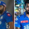 Hardik Pandya and Rohit Sharma