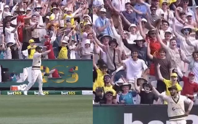 Hasan Ali and MCG crowd