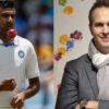 Ravichandran Ashwin and Michael Vaughan