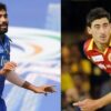 Jasprit Bumrah and Mitchell Starc (Source - Twitter)