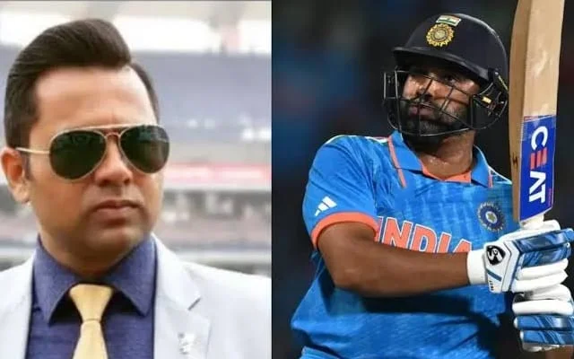 Aakash Chopra and Rohit Sharma