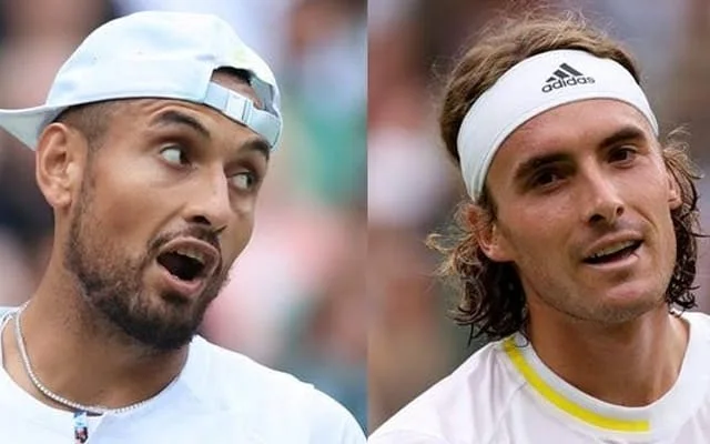 Nick Kyrgios and Stefanos Tsitsipas