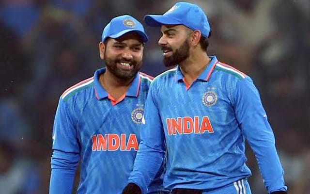 Rohit Sharma and Virat Kohli (Source - Twitter)