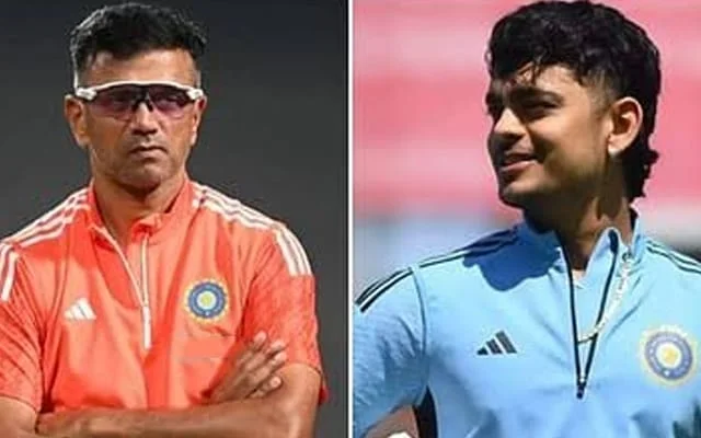 Rahul Dravid and Ishan Kishan