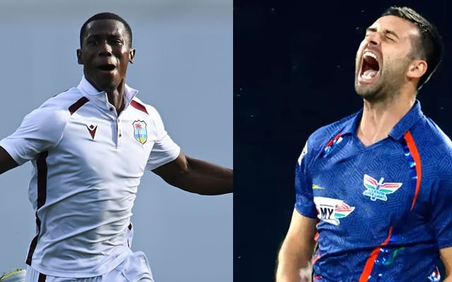 Shamar Joseph and Mark Wood