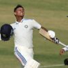 Yashasvi Jaiswal hits 3rd Test century in Rajkot Test