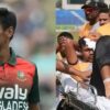 Mustafizur Rahman rushed to hospital after blow to head