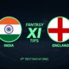 IND vs ENG Dream 11