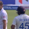 James Anderson 'exchanges words' with Rohit Sharma