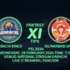 KAR vs ISL Dream11