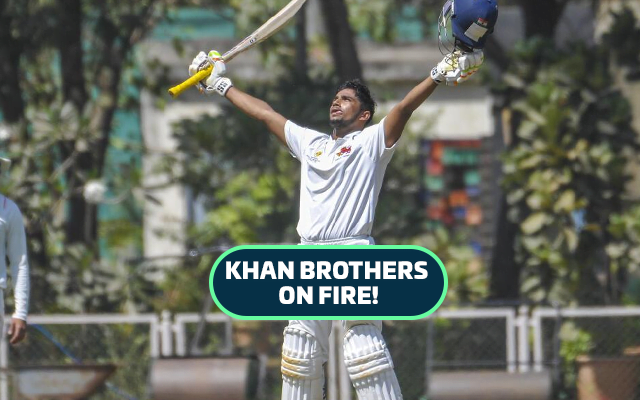 WATCH: Sarfaraz Khan’s brother Musheer Khan notches maiden double-ton ...